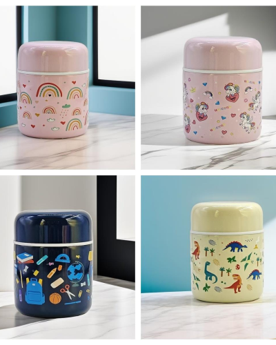 300ml Vacuum Soup Jars 8.6x7.7x11.7cm